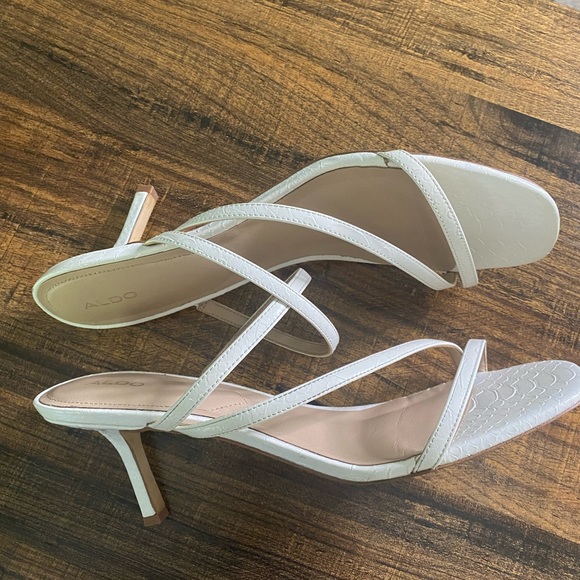 Aldo white mules size 11 - Picture 3 of 3